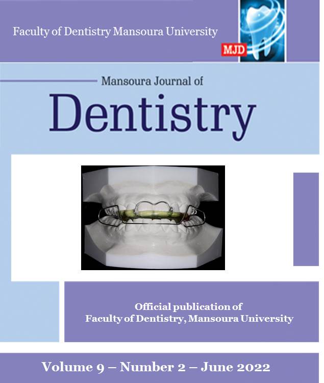 Mansoura Journal of Dentistry