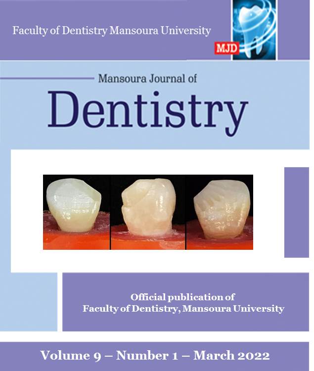 Mansoura Journal of Dentistry